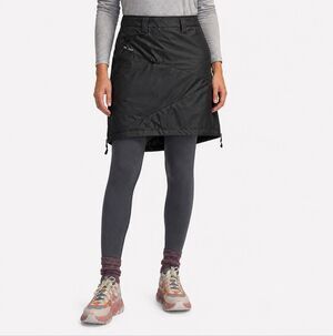 SKHOOP Black Insulated Ski Skirt XS Quilted Winter Snow Outdoor Hiking